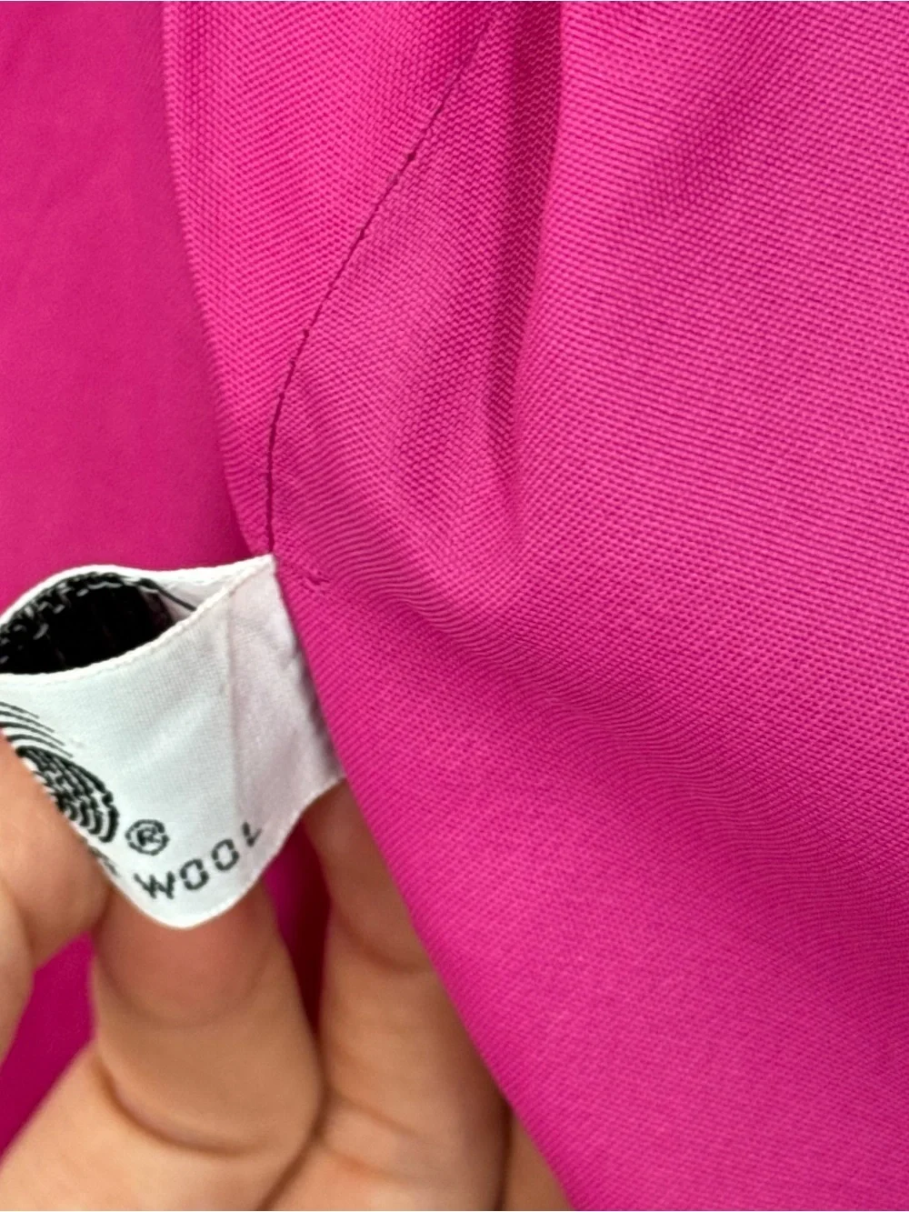 VTG Christian Dior Suit Hot Pink 100% Wool Blazer fuchsia Jacket Women’s M 8-10